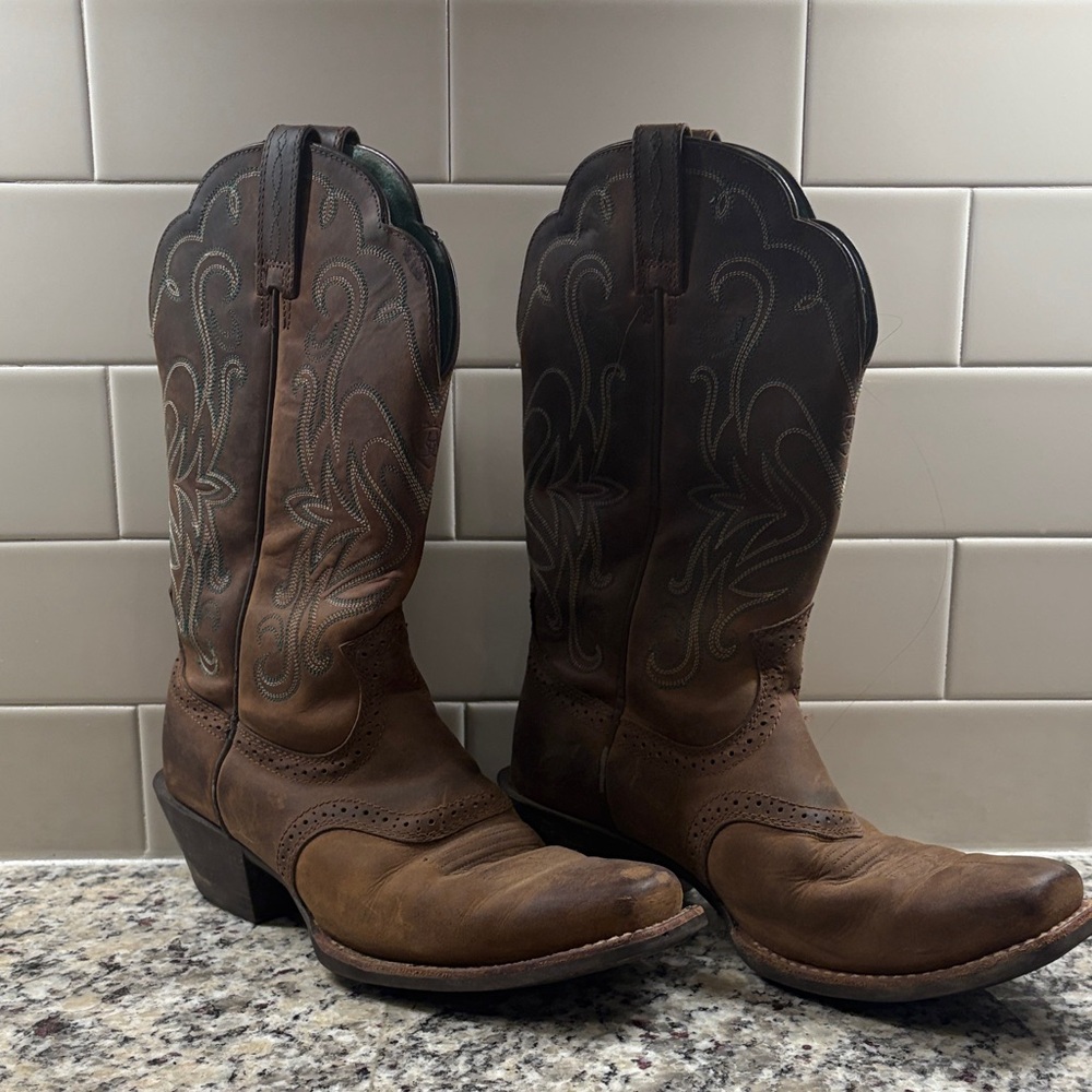 Ariat Brown Heeled Boots